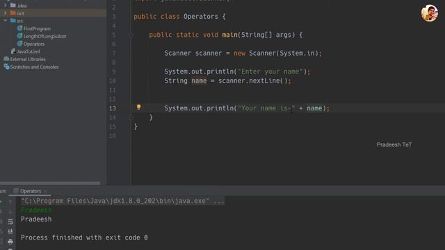 Scanner class | How to get input from user in Java смотреть онлайн