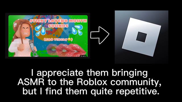 People HATE ROBLOX ASMR? Disgusting or Satisfying? Roblox drama/rant 2022 смотреть онлайн