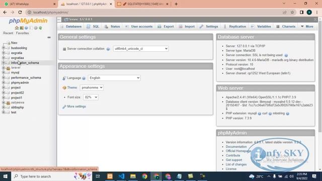 SQLITE[HY000][1049](Laravel 8)QueryException (SOLVED)| SQLITE[HY000][1049] #laravel #laravel7 смотреть онлайн