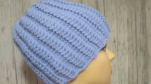 Супер шапка для всех возрастов. Очень легким  узором.