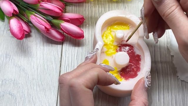 Мыловарение?мастеркласс Мыло на 8 марта ?? смотреть онлайн