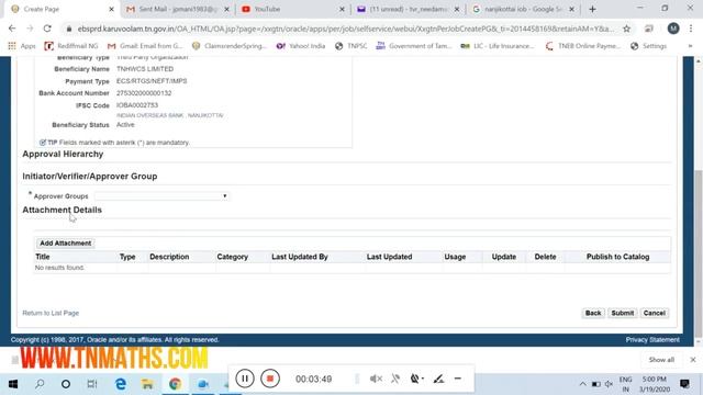 IFHRMS - ADD THIRD PARTY BENEFICIARY A/C NO смотреть онлайн