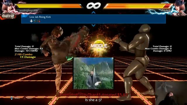 Tekken 7 Season 2: Training Mode With Anna, First Try! смотреть онлайн