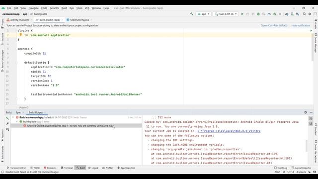 Android Car EMI Calculator - 3/5 | Android App Development | Android studio tutorial | VTU MAD Lab смотреть онлайн