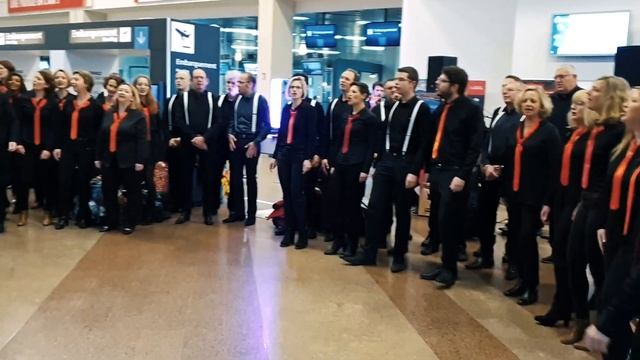 L'histoire de la vie - Flashmob à l'aéroport de Strasbourg смотреть онлайн
