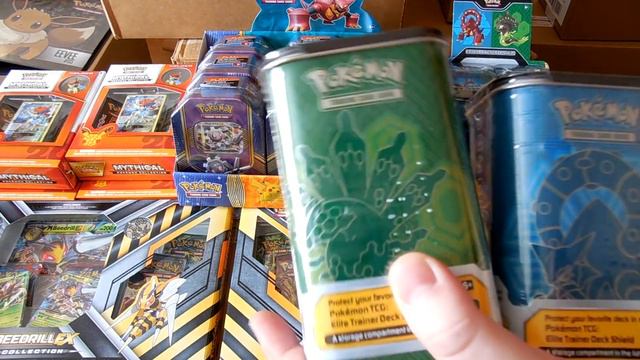 Pokémon Mythical Collection Keldeo, Mega Beedrill EX Box, Battle Heart Tins a Deck Shield Tins 2016 смотреть онлайн