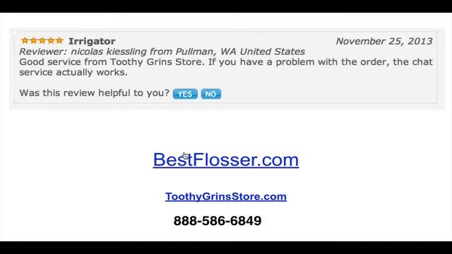 Great Service From Toothy Grins Store Irrigator Purchase смотреть онлайн