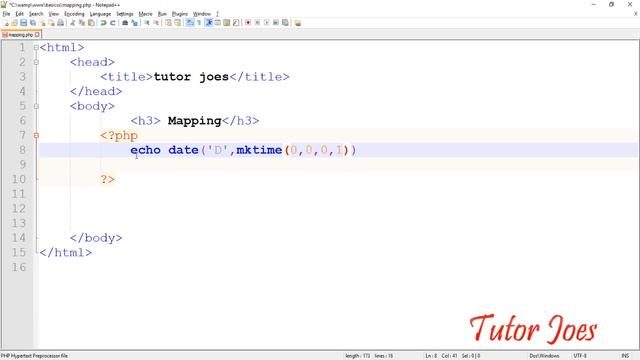 Making time (MKTime) Function In PHP Tamil смотреть онлайн