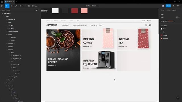 Coffee shop | Figma UI UX Fast Tutorial смотреть онлайн