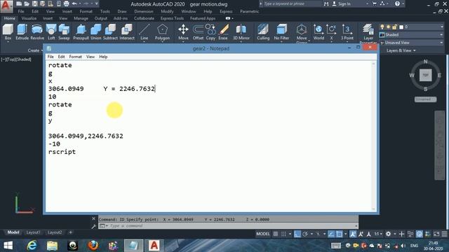 Gear rotation!!animation!!motion autocad 2021 in hindi смотреть онлайн