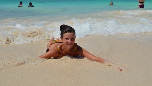 Пляж Доминиканы. Атлантический океан | Beach of Dominican Republic. Atlantic Ocean смотреть онлайн