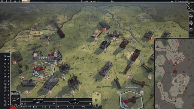 Panzer Corps 2 | C1-17C | Wehrmacht Campaign | Kursk 2/4 | Generalissimus смотреть онлайн