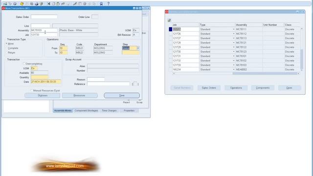 WIP Oracle Work in Process, The Basics, Oracle Applications Training смотреть онлайн
