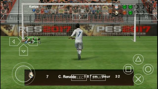Liverpool (4) vs Real madrid (1) FIFA 2018 PPSSPP Android смотреть онлайн