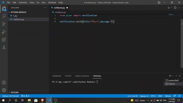 How to show the notification at the screen by python | Python Plyer module смотреть онлайн
