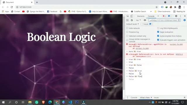 JavaScript tutorials in Hindi #10, Boolean Logic смотреть онлайн