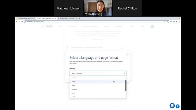 Work with USAID 101 Webinar смотреть онлайн