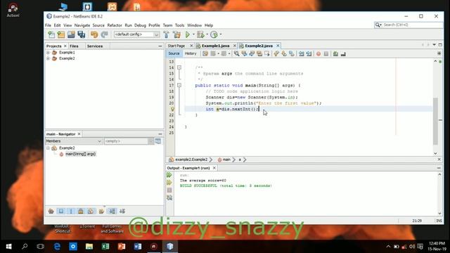 Learn JAVA(NETBEANS) E02, Using Scanner Method to get sum and to calculate your current age смотреть онлайн