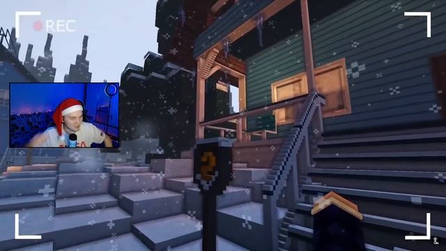 НОВОГОДНЯЯ БАНЬКА - Страшилки Minecraft ( Линч ) | Реакция смотреть онлайн