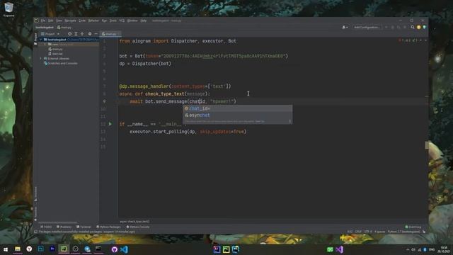 СВОЙ TELEGRAM БОТ НА PYTHON | 2021 смотреть онлайн