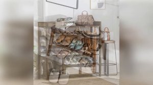 Деревянные полки и тумбы для обуви - Идеи обувниц