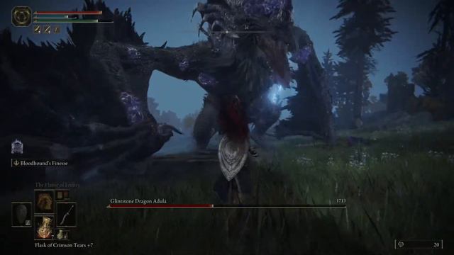ELDEN RING - Glintstone Dragon Adula - Boss Fight смотреть онлайн