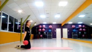 простые мастерства с мячом на основе кувырка вперед /  simple AD's with ball