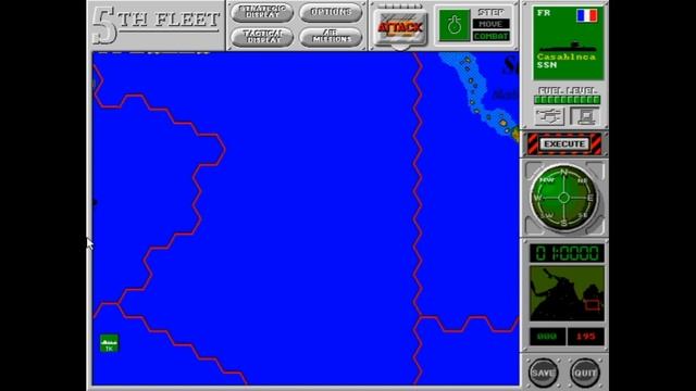 5th Fleet (1994) - Content Review & Gameplay - Modern Naval Combat Digital Boardgame