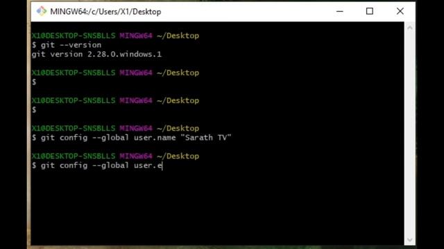 Installing Git in windows and Linux смотреть онлайн