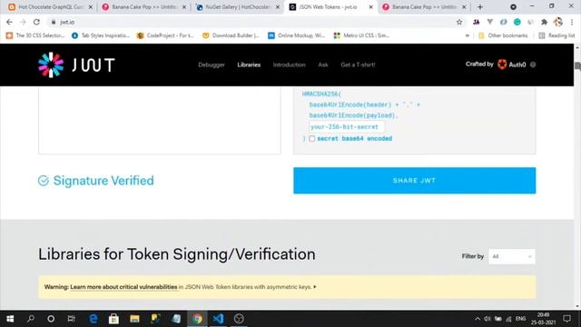 Part3 -Validating JWT Token And Authorization Types(HC GraphQL Auth Series Using Pure Code First) смотреть онлайн