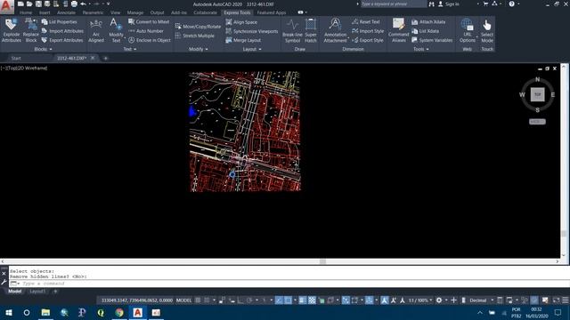 Planificando desenho no AutoCAD (comando FLATTEN) смотреть онлайн