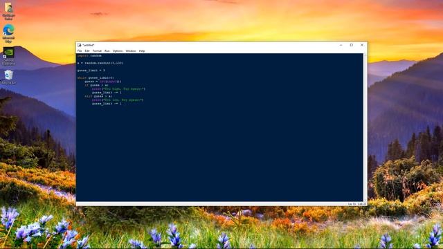 Python Creating a guess name. смотреть онлайн