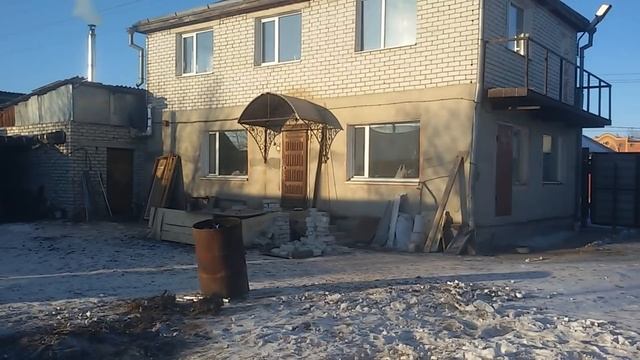 Бугай Алабай. Готовим кашу. Еда для собак в зимнее время. смотреть онлайн