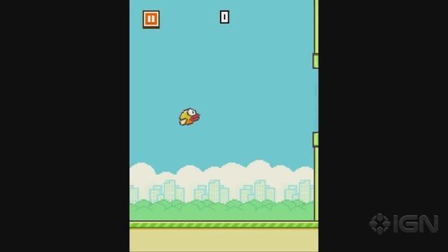 Flappy Bird Gameplay смотреть онлайн