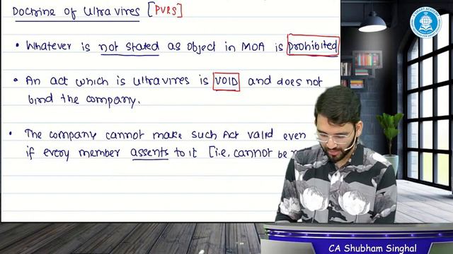 CA Inter Demo Lec 09: CA Inter Law Nov24 | ICAI New Pattern Regular Batch | CA Shubham Singhal Sir