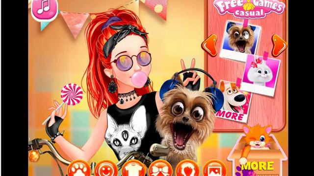 Игра Принцессы и питомцы: фото конкурс/Game Princesses and pets: photo contest смотреть онлайн