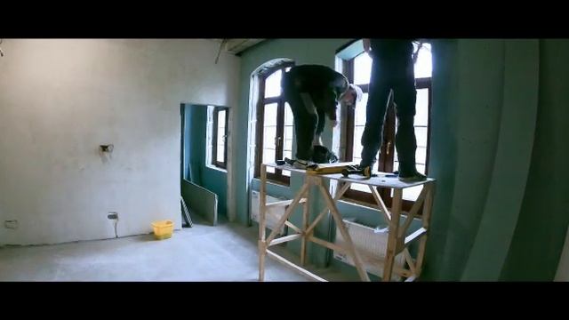 Откосы окон и дверей из гипсокартона Knauf. смотреть онлайн