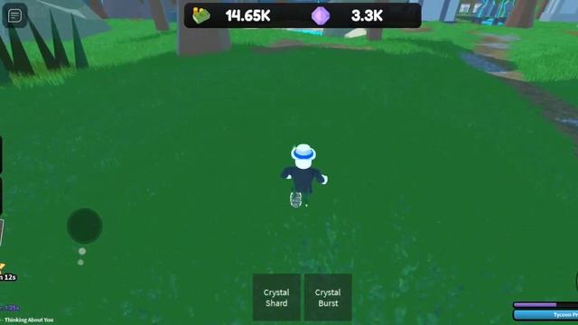 Построил тайкун кристалов в Mage Tycoon Roblox