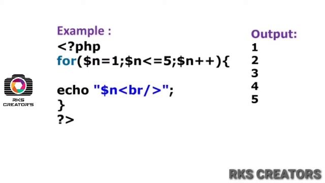 PHP for loop Statement || php control statements || PHP in tamil смотреть онлайн