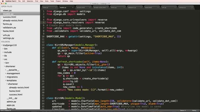 Try Django 1 10 30 of 40 Reverse and Short Url смотреть онлайн