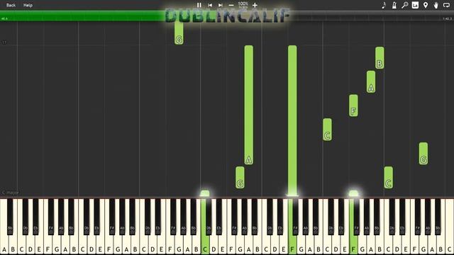 Doki Doki Literature Club - I Still Love You Theme Piano Tutorial Synthesia смотреть онлайн