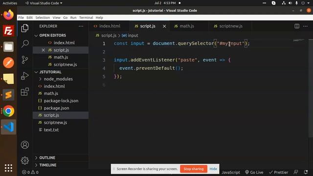 JavaScript Tutorial In Hindi #119 How Do You Prevent Paste In Input Field JavaScript