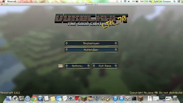 How to add resource packs to Minecraft 1.6.1-- mac смотреть онлайн