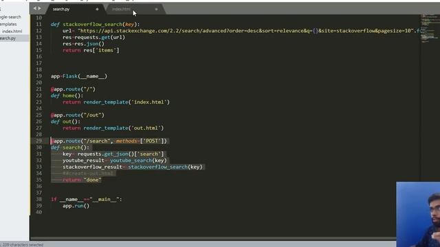 Building customized google search | Python Flask смотреть онлайн
