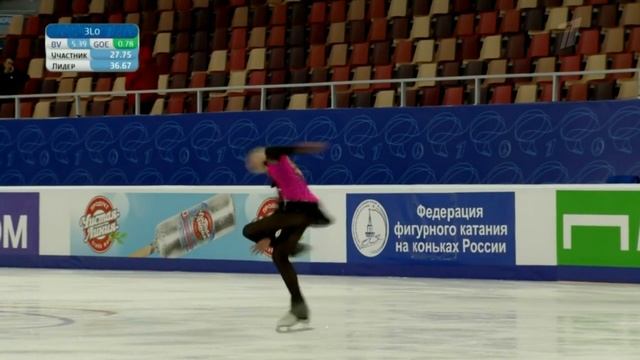 Мария Красноженова. Короткая программа. Девушки. Пермь. Гран-при России по фигурному катанию 2022/2 смотреть онлайн
