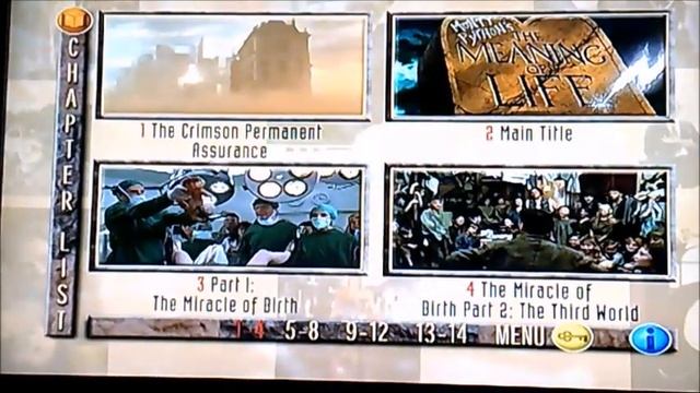 DVD Menu Walkthrough to Monty Python's The Meaning of Life смотреть онлайн