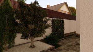 Ландшафтный дизайн на маленьком участке | Landscape design | SketchUp + Lumion 8