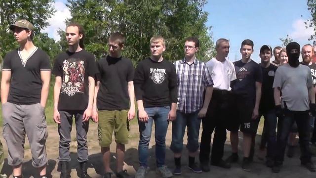Сотая тренировка школы Казачьего Ножевого Боя коротко смотреть онлайн