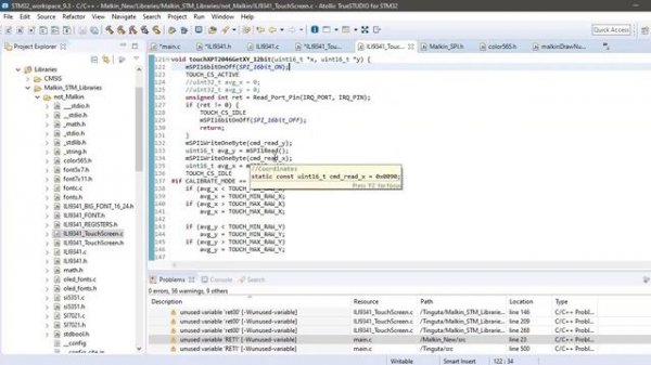 STM32. Дисплеи. Часть 2. ILI9341. 320x240. Trying to Launch Touchscreen. SPI mode. Parallel mode.