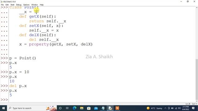 Properties in Python | OOP Full Course смотреть онлайн